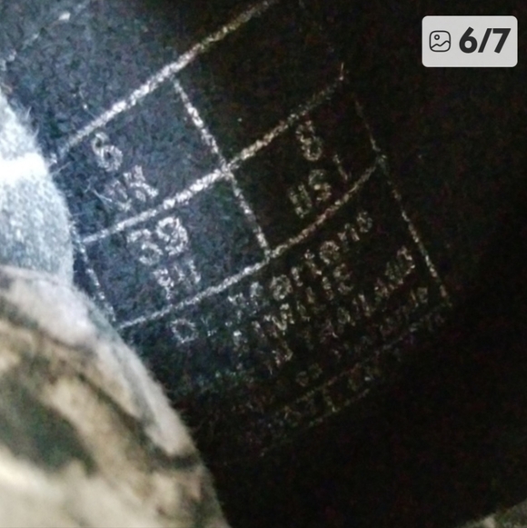 Dr Marten Metallic Aimilie Combat Boots. Womens Size 8 - Picture 5 of 5